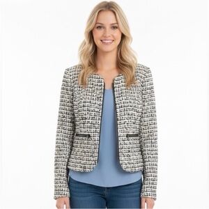 FRENCH CONNECTION career blazer jacket size 10 tweed